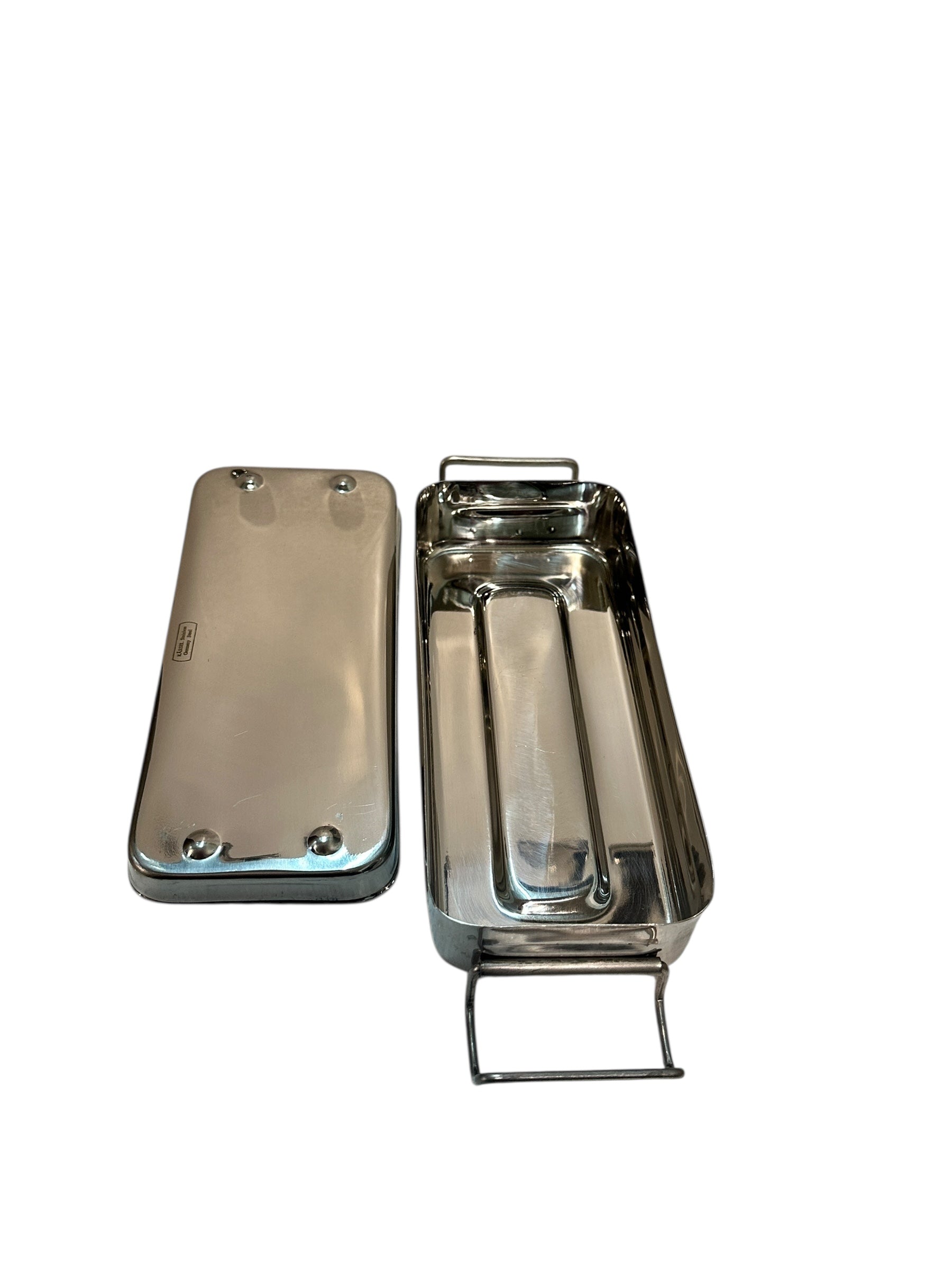 CAJA DE CURACIÓN 17*7*3 CM. ACERO ALEMÁN KÄSSEL CON SEGURO