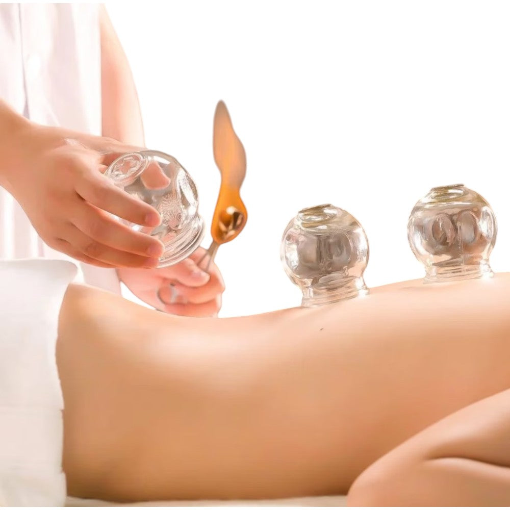 SET DE 16 VENTOSAS DE VIDRIO