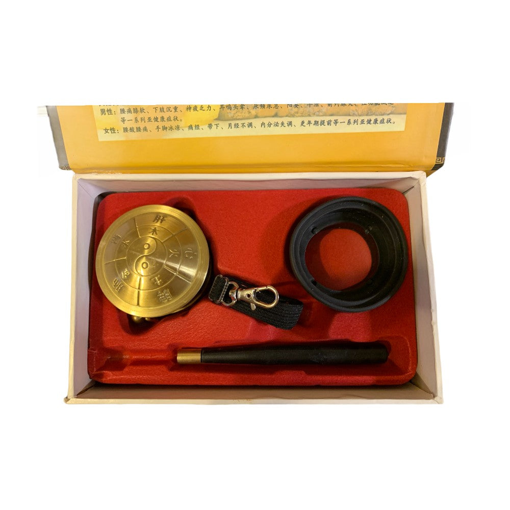 APLICADOR MOXA DE COBRE CON MANGO Y SOPORTE