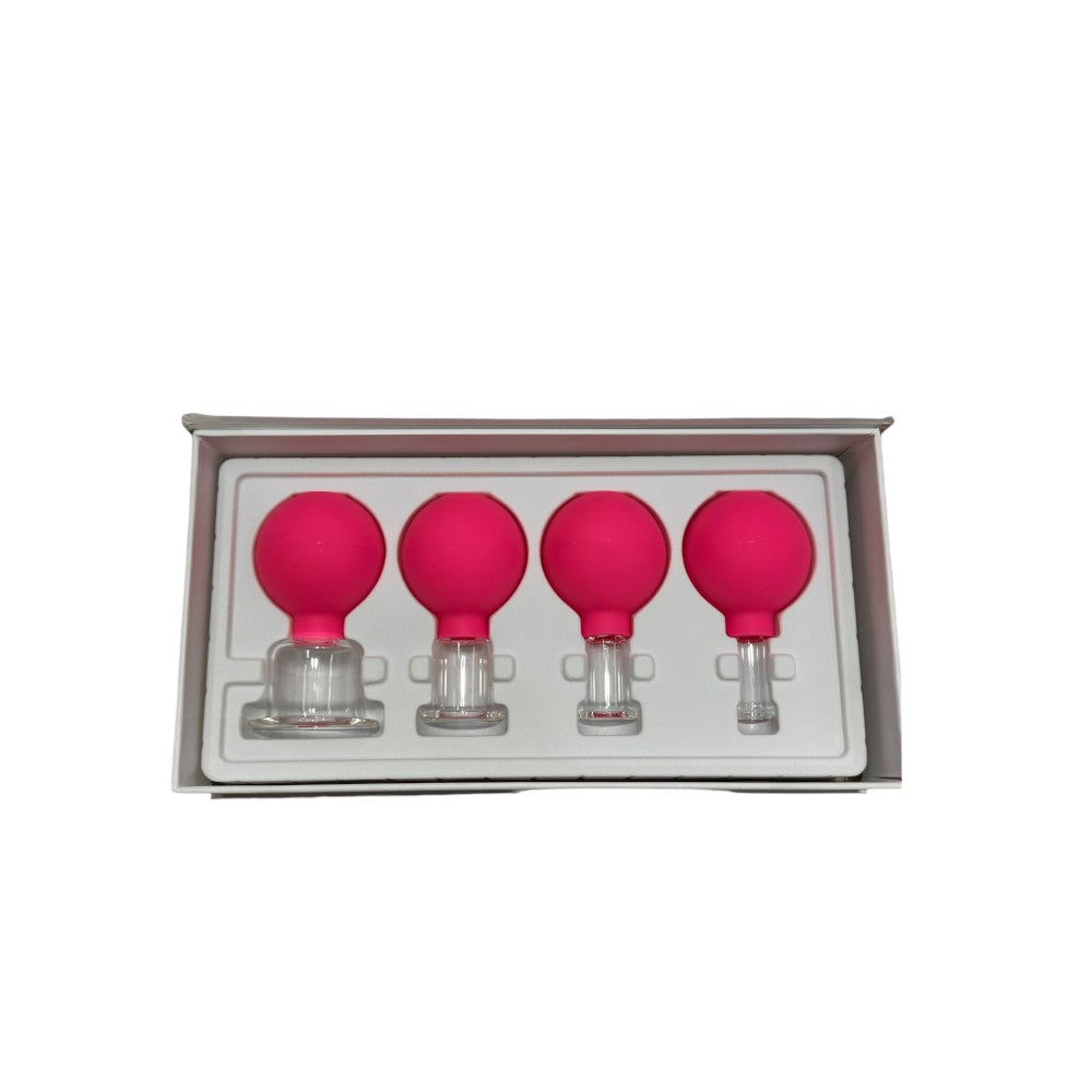 SET DE VENTOSAS DE VIDRIO PARA ROSTRO Y CUELLO