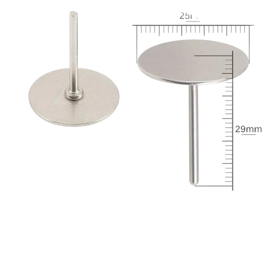 PORTA DISCO ADHESIVO 2,5 CM.