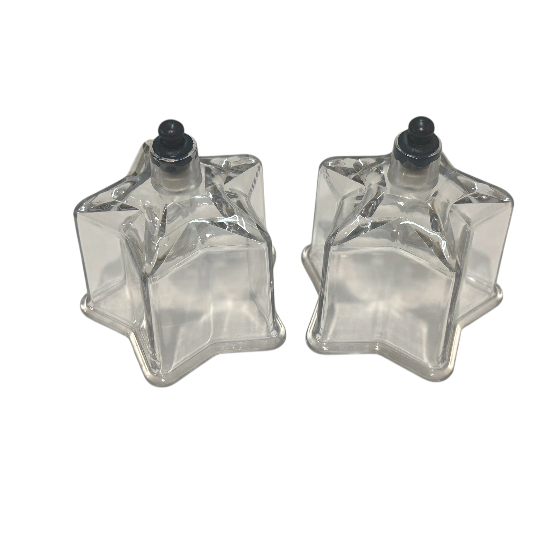 SET DE VENTOSAS DE ACRÍLICO FORMA ESTRELLAS 6 UNIDADES