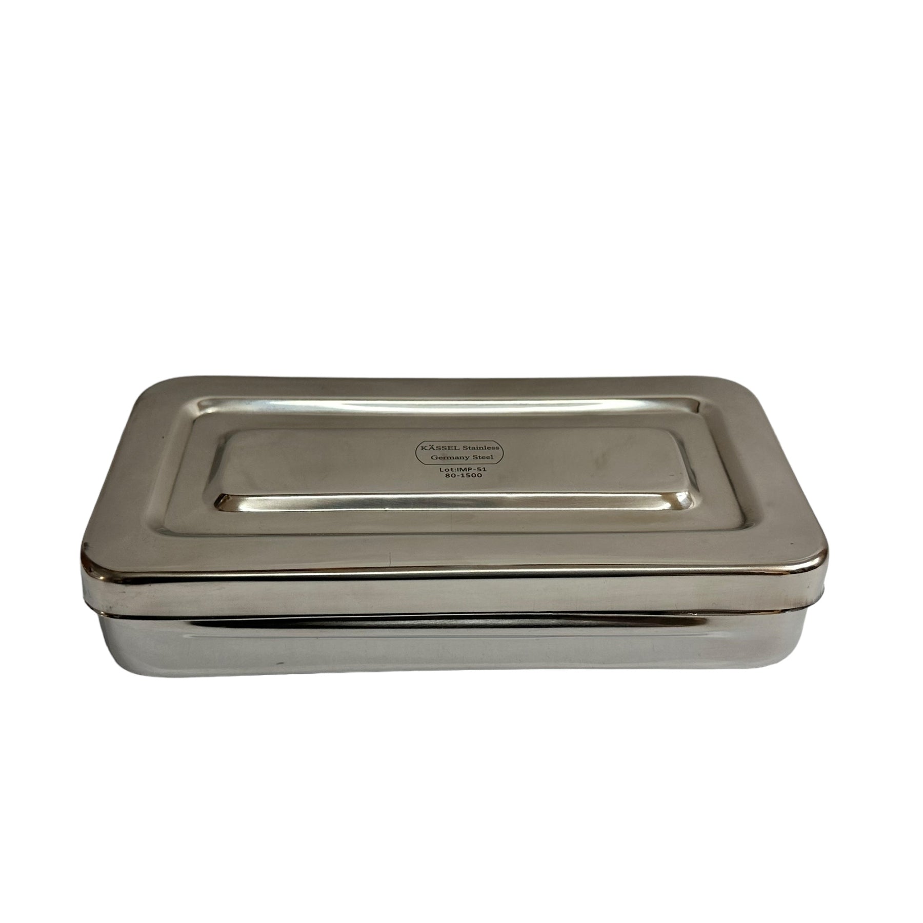 CAJA DE CURACIÓN 20*10*4 cm ACERO ALEMÁN KÄSSEL