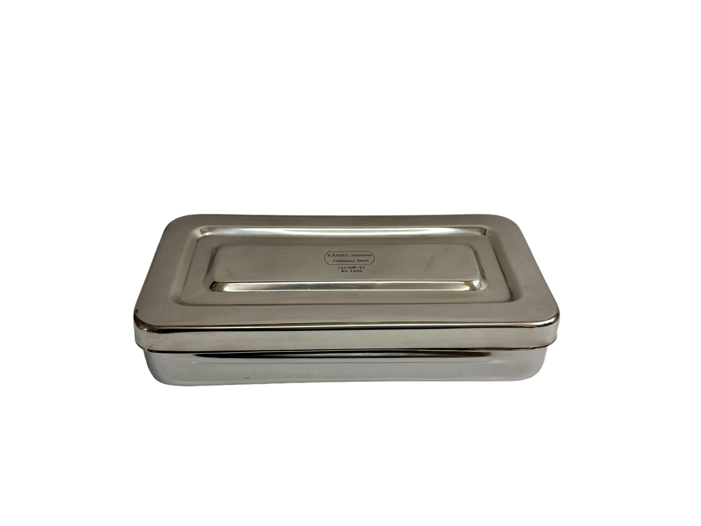 CAJA DE CURACIÓN 20*10*4 cm ACERO ALEMÁN KÄSSEL