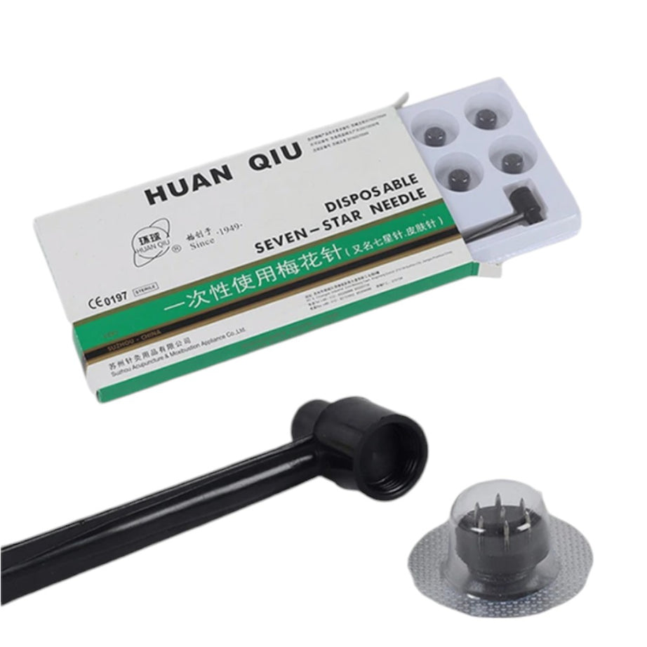 MARTILLO DE 7 PUNTAS CON 12 CABEZALES DE RECAMBIO HUAN QIU