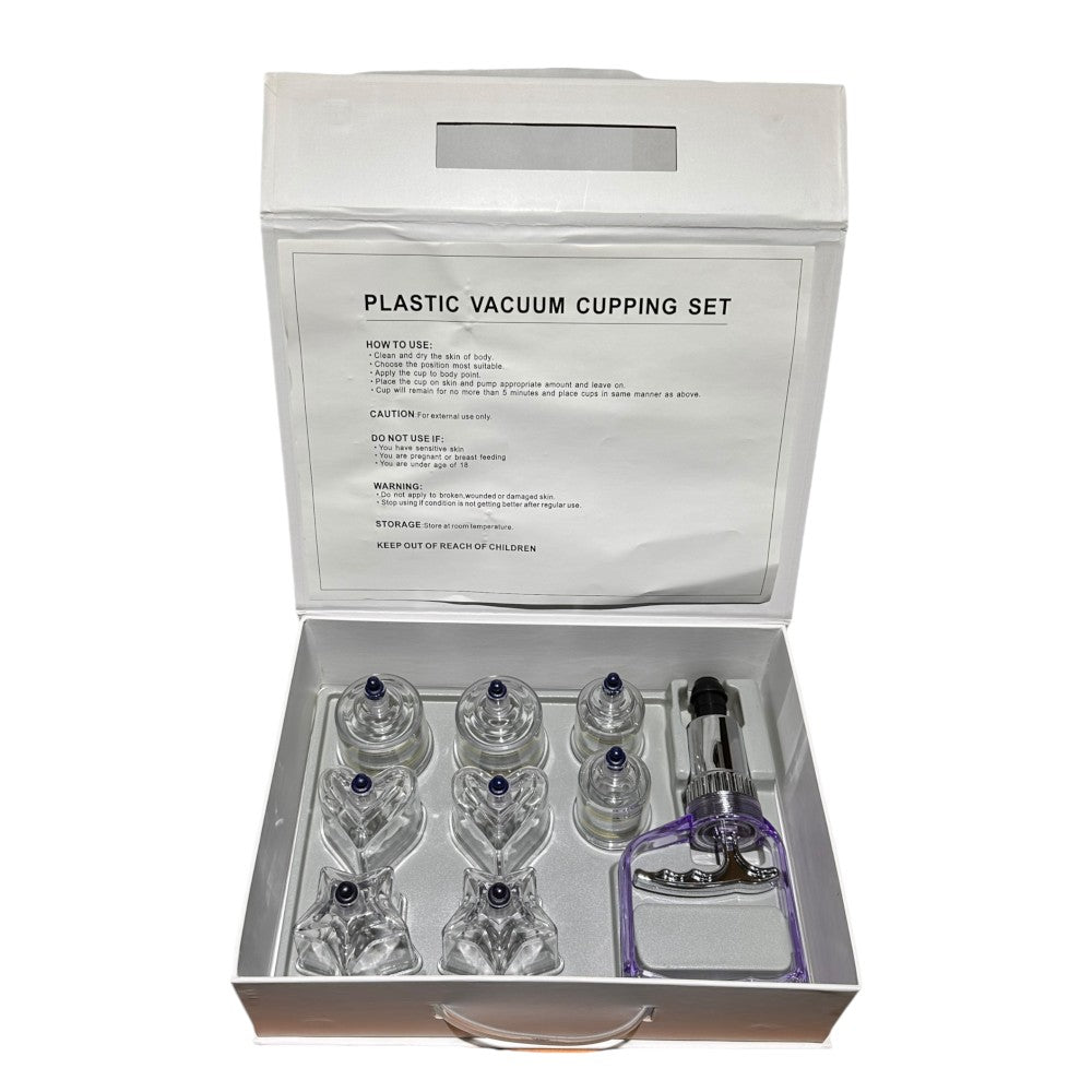 SET VENTOSAS DE ACRÍLICO CON FORMAS 8 UNIDADES