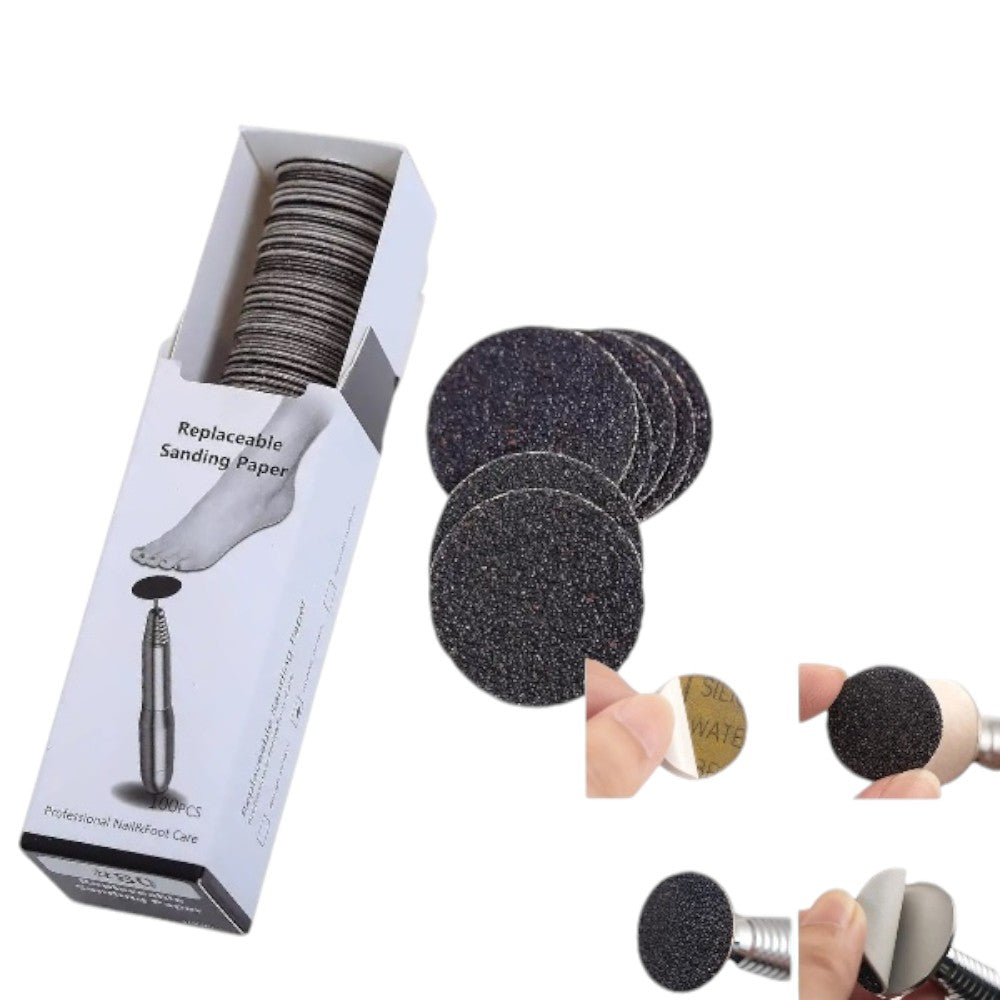 DISCO DE LIJAS ADHESIVOS 2.5 CM GRANO GRUESO