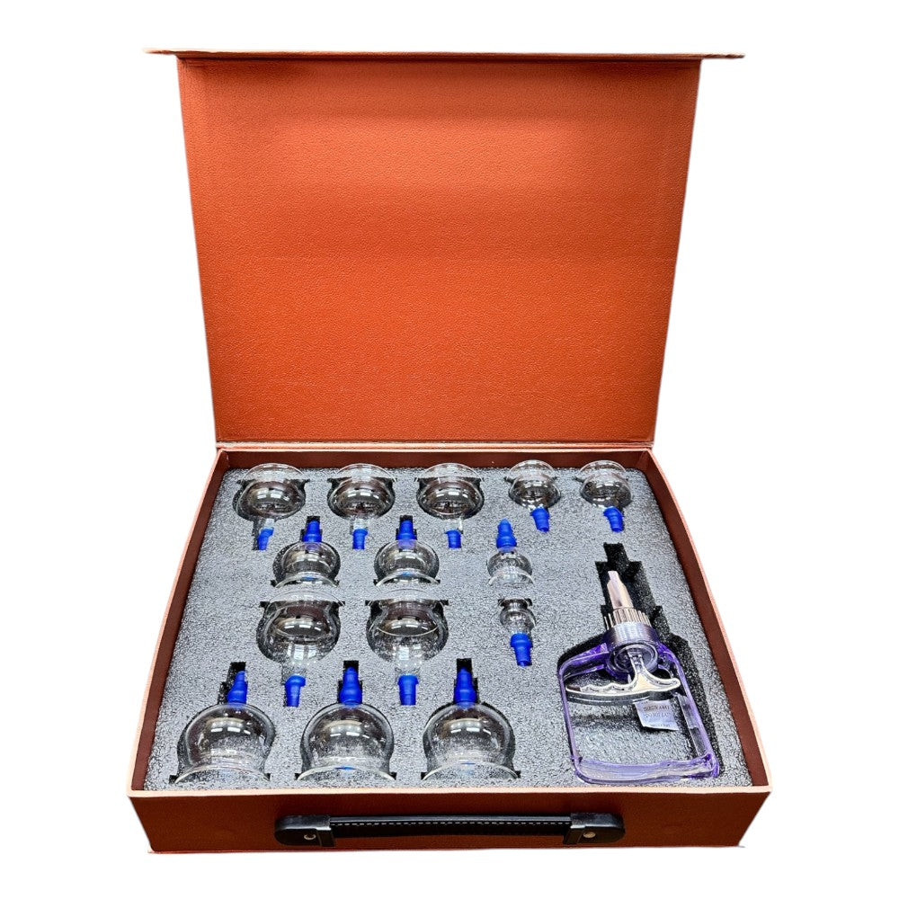 SET VENTOSAS DE VIDRIO CON MALETÍN