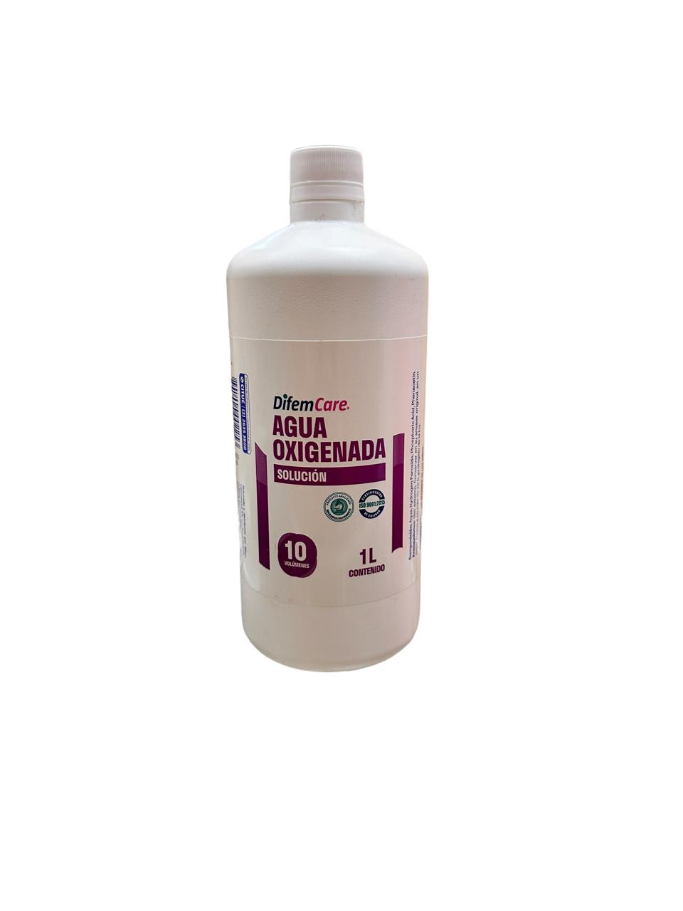 AGUA OXIGENADA SOLUCIÓN 10 VOLÚMENES LITRO
